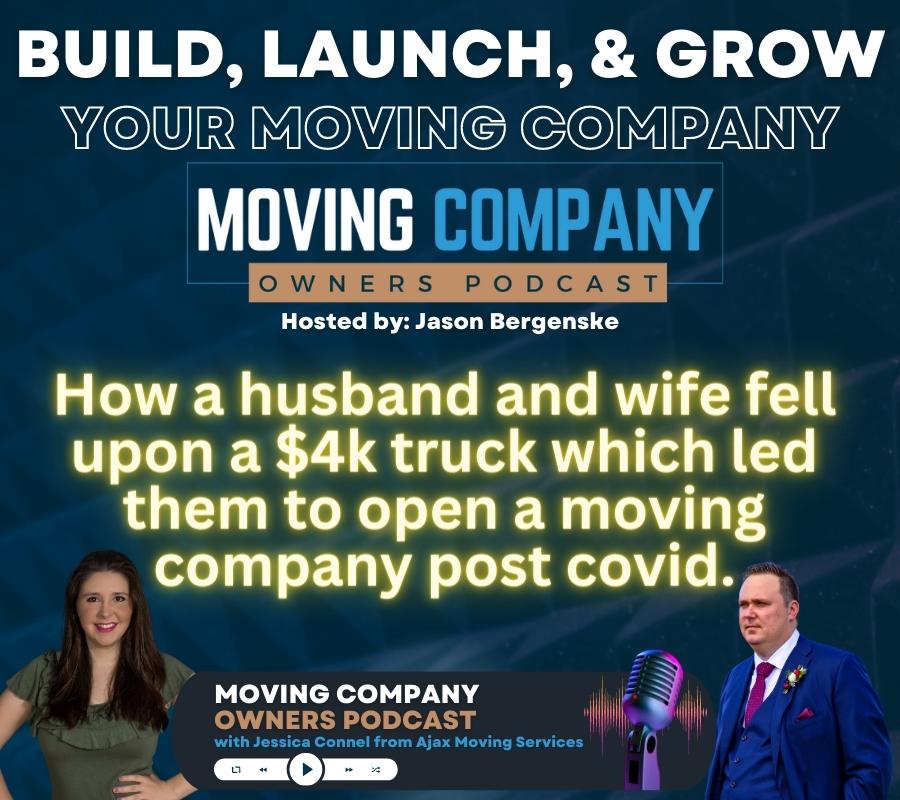 How a husband and wife fell upon a $4k truck which led them to open a moving company post covid.